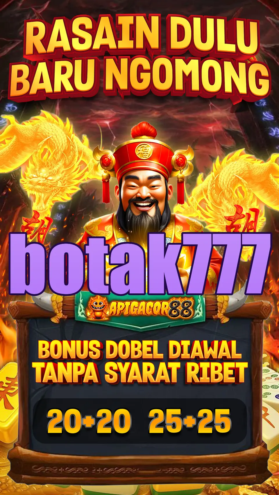 botak777 Masuk